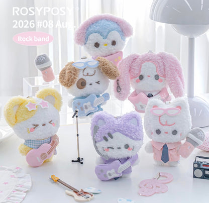Rosyposy Rock Band Mini Mascot Plushies [NEW]