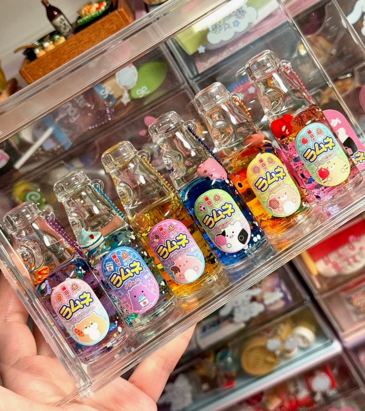Ramune Festival Floating Oil Keychain BC Vol.4
