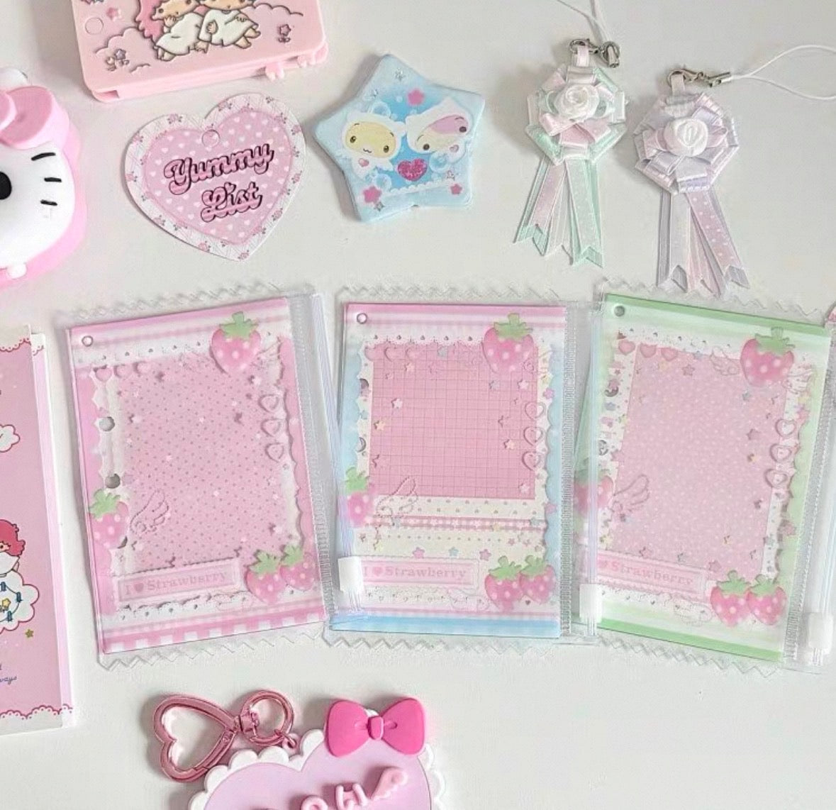 YummyList Strawberry Angel PVC Photocard Holder
