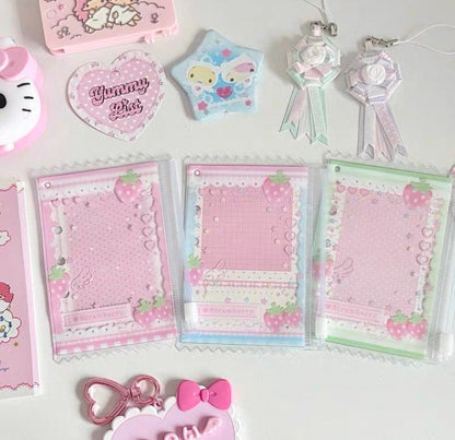 YummyList Strawberry Angel PVC Photocard Holder