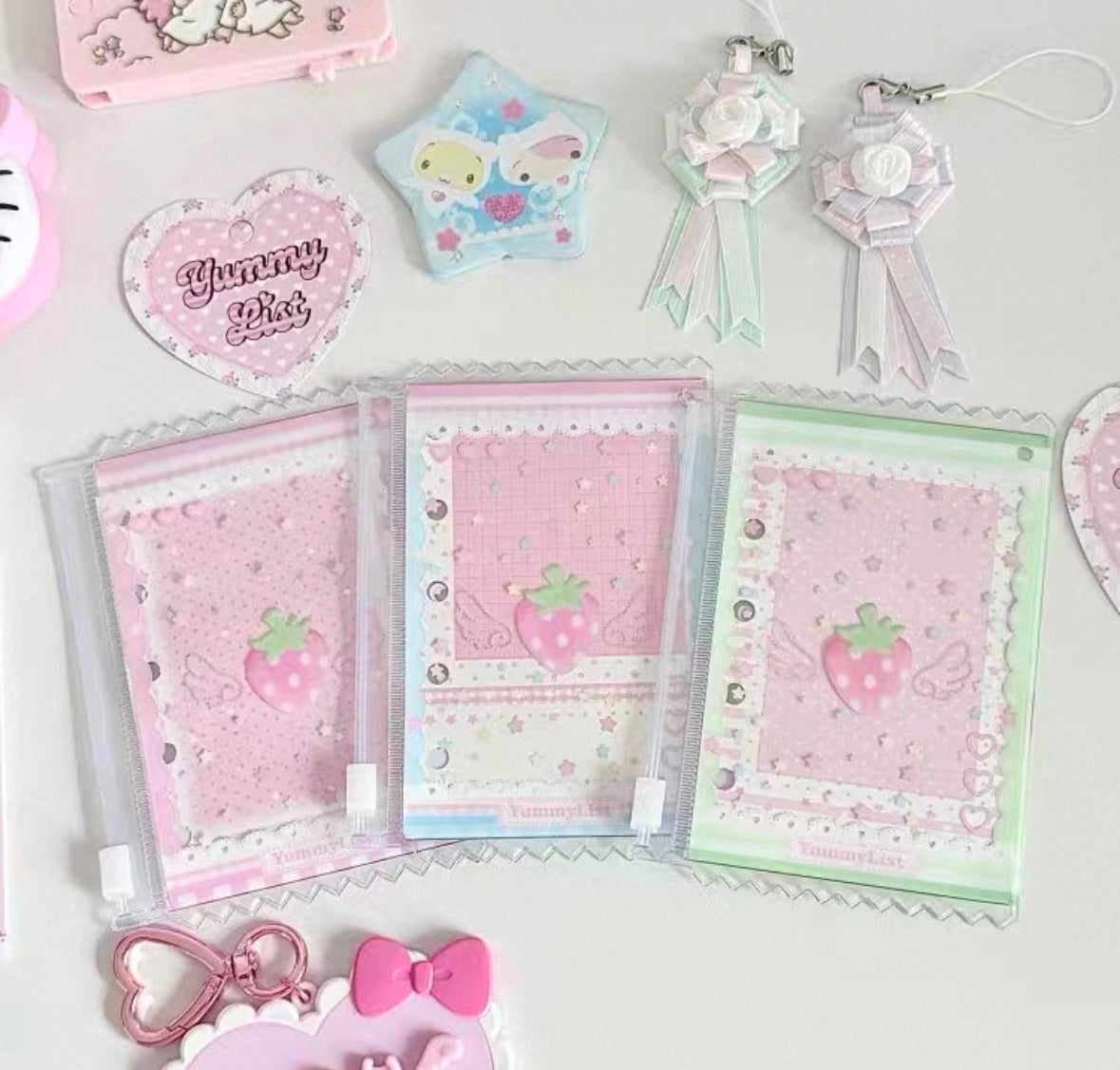 YummyList Strawberry Angel PVC Photocard Holder