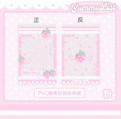 YummyList Strawberry Angel PVC Photocard Holder