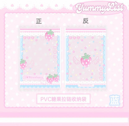 YummyList Strawberry Angel PVC Photocard Holder