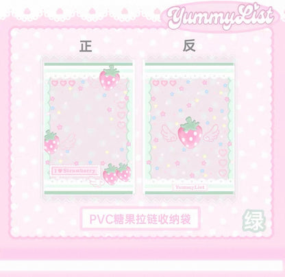 YummyList Strawberry Angel PVC Photocard Holder