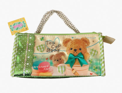 Tea Cup Bear Crux Vintage Heisei Retro Pencil Case