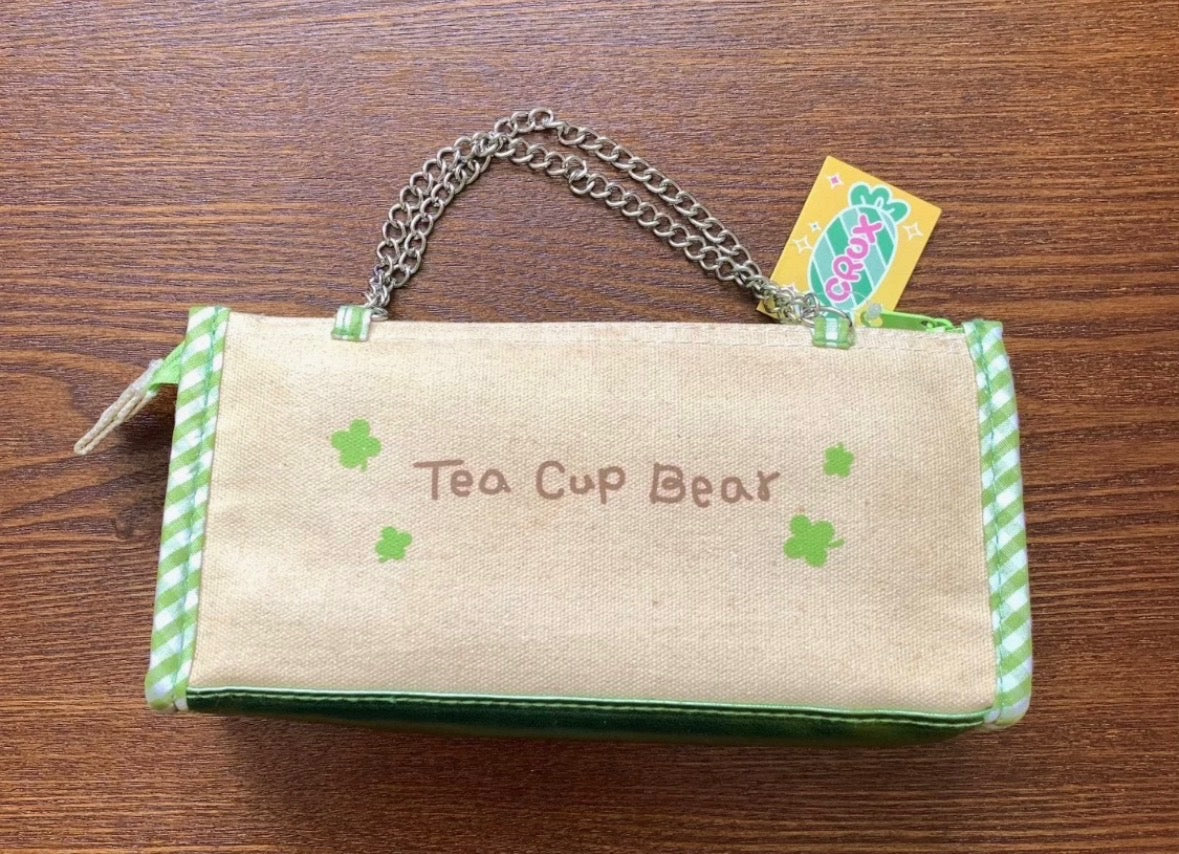 Tea Cup Bear Crux Vintage Heisei Retro Pencil Case