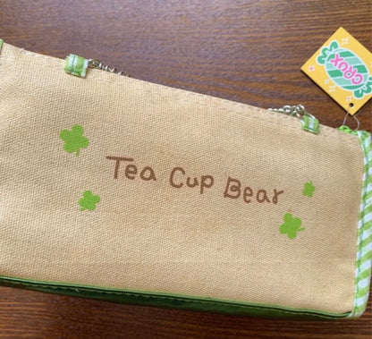 Tea Cup Bear Crux Vintage Heisei Retro Pencil Case