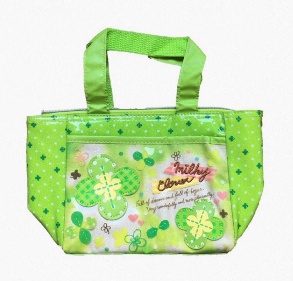 Milky Clover Mini Heisei Retro Tote Bag