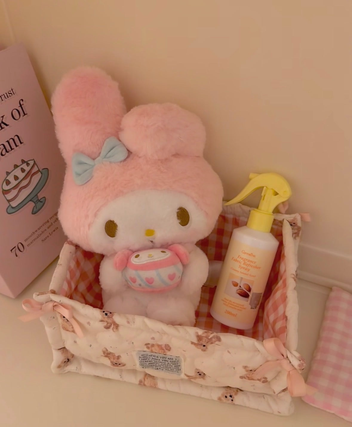 My Melody Official Sanrio with Onigiri Buddy Plush