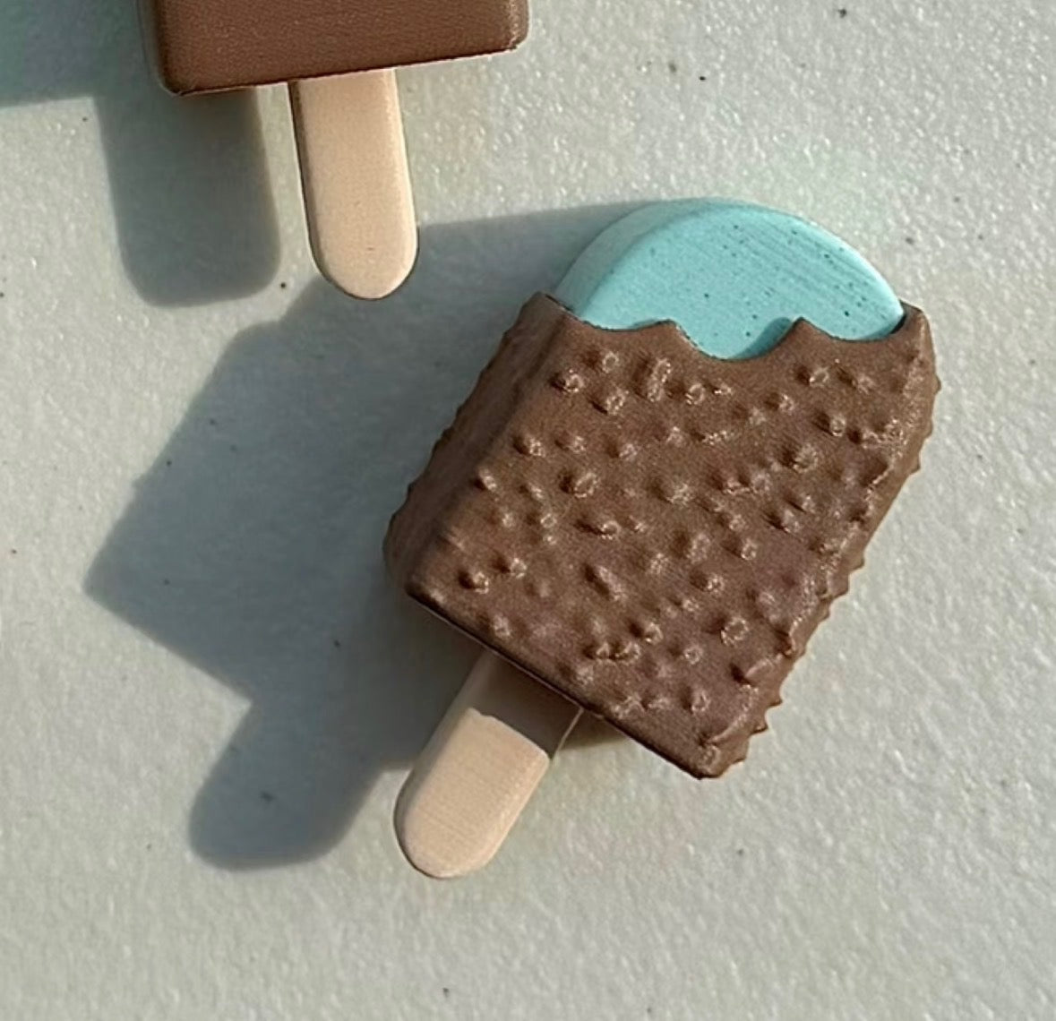 Fidget Clicker ChinChinLab Chocolate & Popsicle Keychain