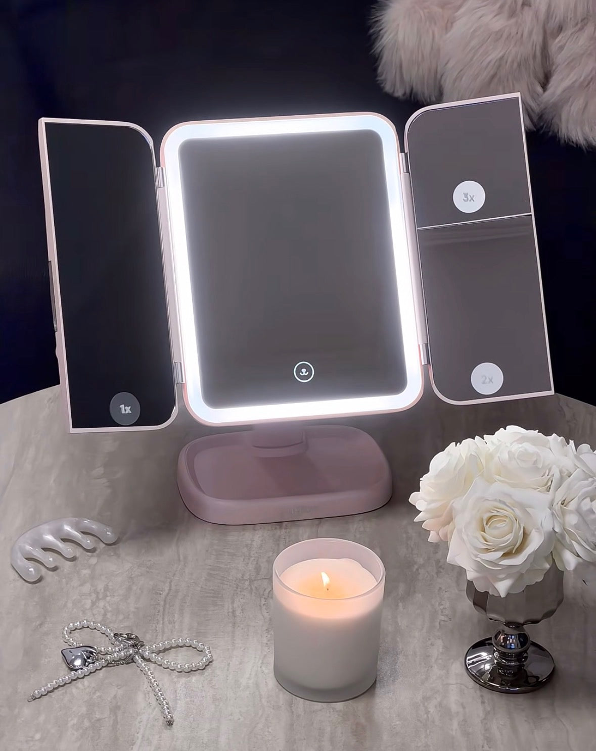 Yuguang Angel Bear LED Makeup Mirror Pro