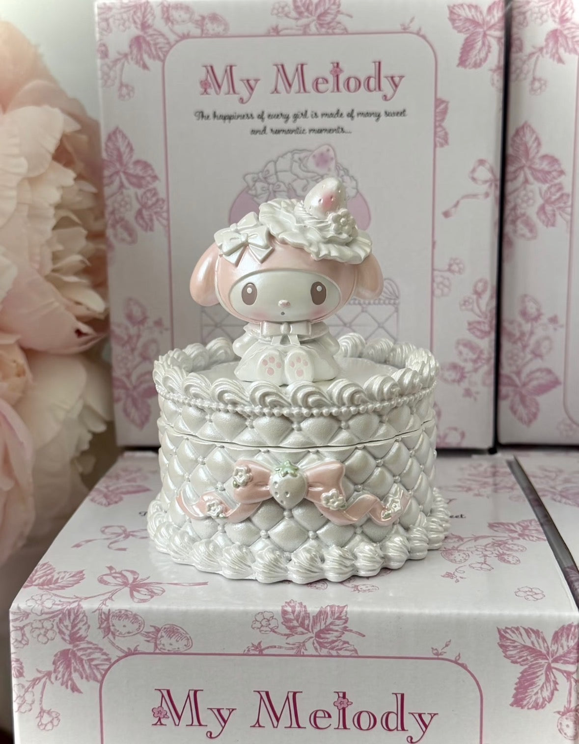 My Melody Wedding Cake Handmade Jewelry Box