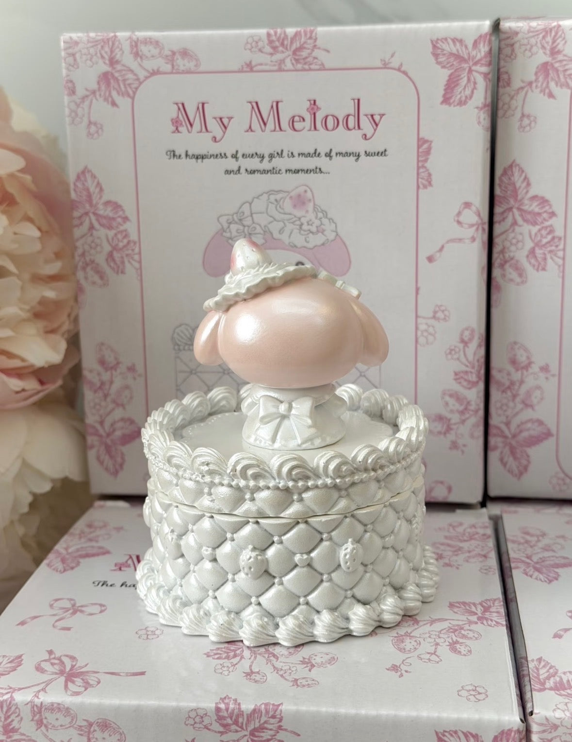 My Melody Wedding Cake Handmade Jewelry Box