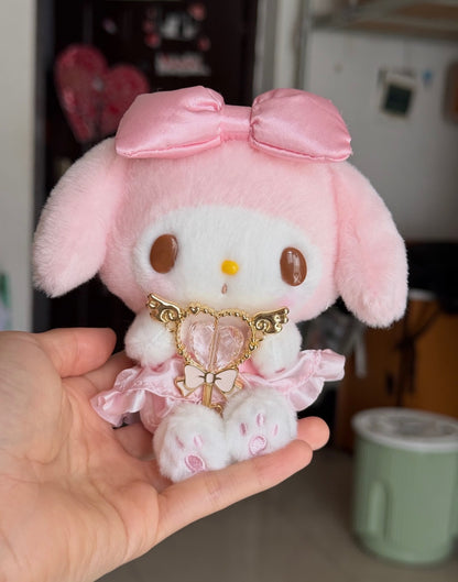 My Melody Heart Key Charm Plush