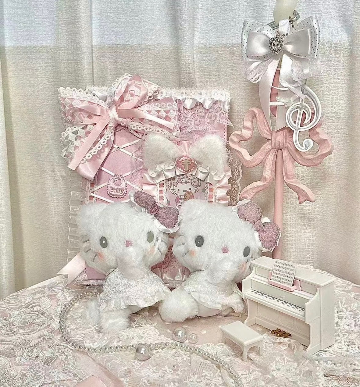 Hello Kitty White Angel Dress Plush