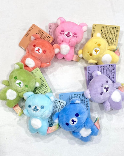 Japan's official San-X Rilakkuma "Rainy Day, Clear Sky" Seven-Color Weather Plush