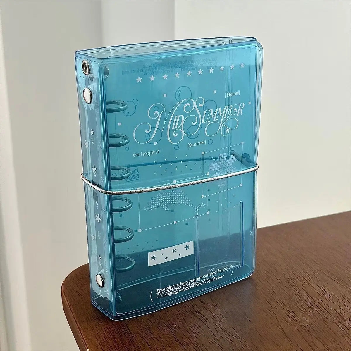 Mid Summer A7 Trifold Dolphin Binder (BLUE) Waka Waka