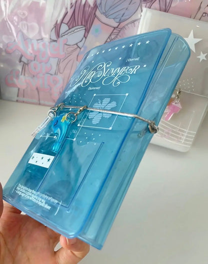 Mid Summer A7 Trifold Dolphin Binder (BLUE) Waka Waka