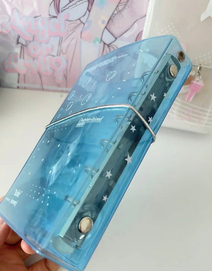 Mid Summer A7 Trifold Dolphin Binder (BLUE) Waka Waka