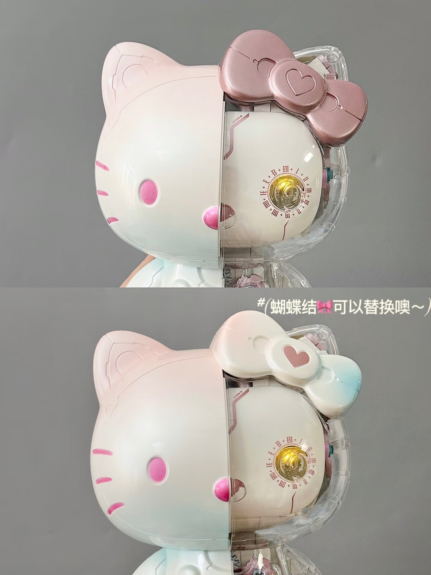 Bloques de construcción semimecánicos TOPTOY LIMITADOS (Sanrio) Hello Kitty Pink Ver. JUGUETE SUPERIOR