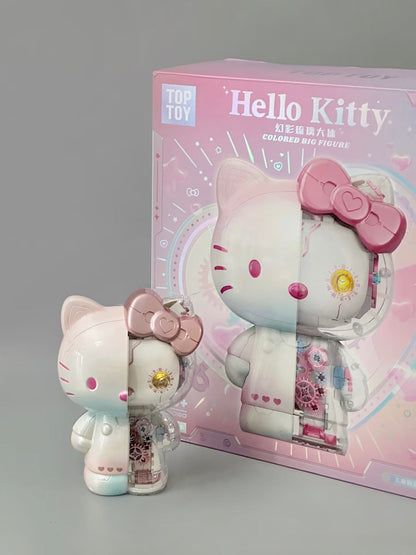 Bloques de construcción semimecánicos TOPTOY LIMITADOS (Sanrio) Hello Kitty Pink Ver. JUGUETE SUPERIOR