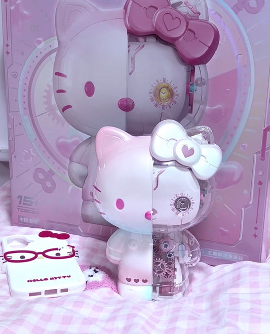 LIMITED TOPTOY Semi Mechanical Building Blocks (Sanrio) Hello Kitty Pink Ver. TOPTOY