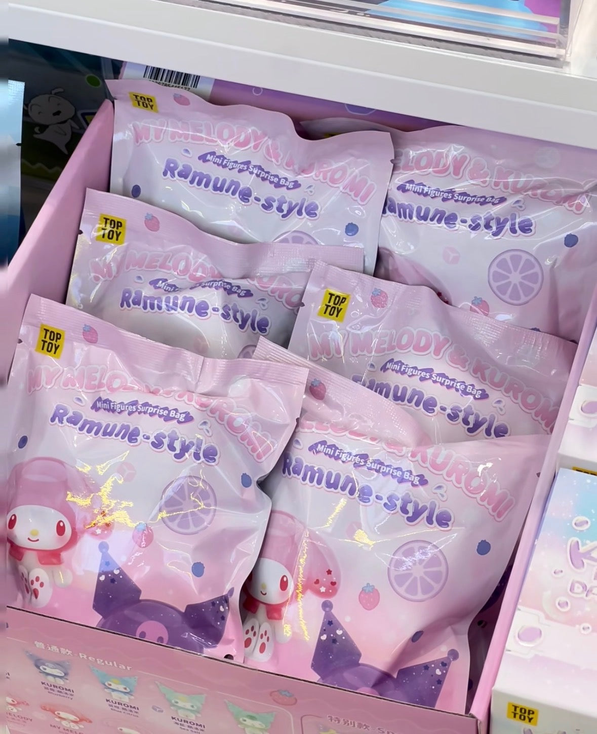 Caja ciega serie My Melody & Kuromi Bubble Soda TOPTOY