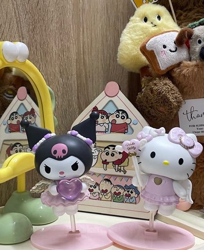 Figura de exhibición OFICIAL del ángel de Cupido Sanrio 2025 Sanrio