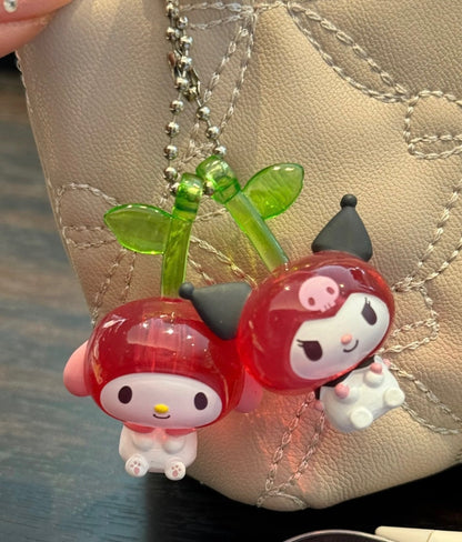 Sanrio Cherry Swing Gashapon Keychain Bandai