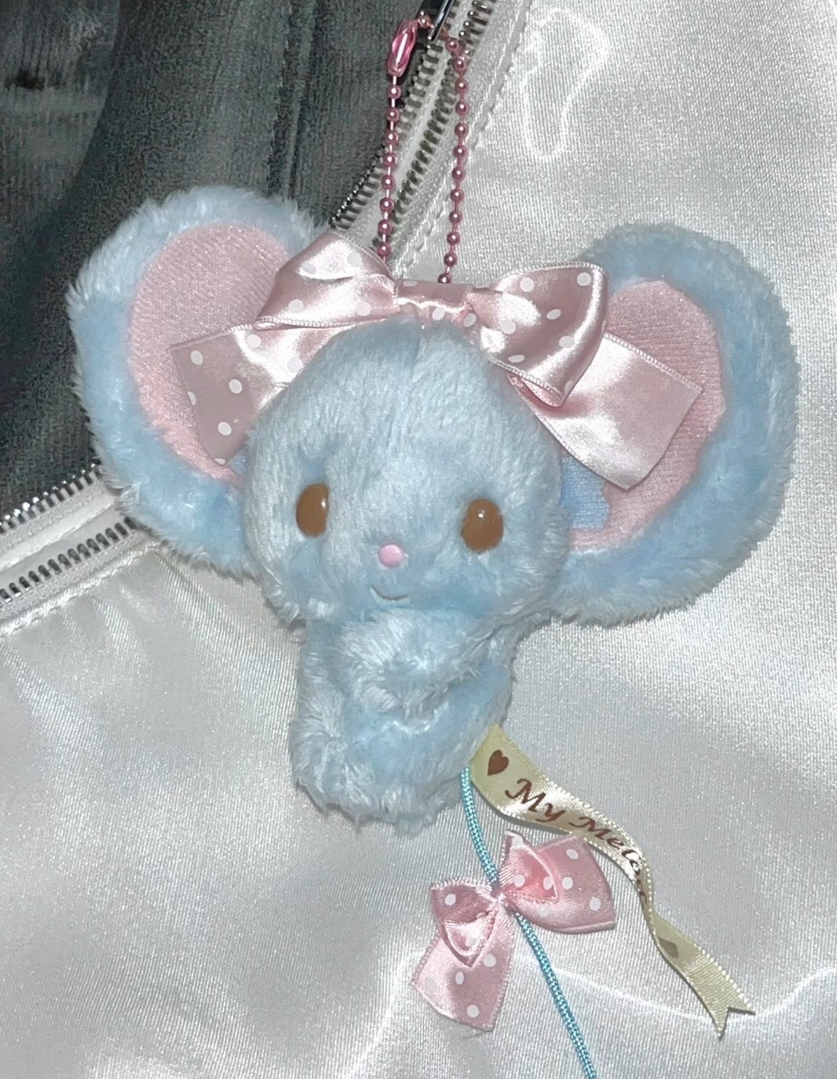 RARE Sanrio Flat Mouse 2015 Keychain from Japan Sanrio