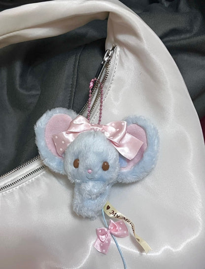 RARE Sanrio Flat Mouse 2015 Keychain from Japan Sanrio