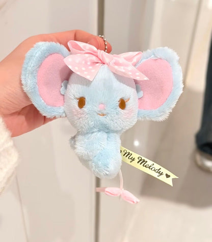 RARE Sanrio Flat Mouse 2015 Keychain from Japan Sanrio