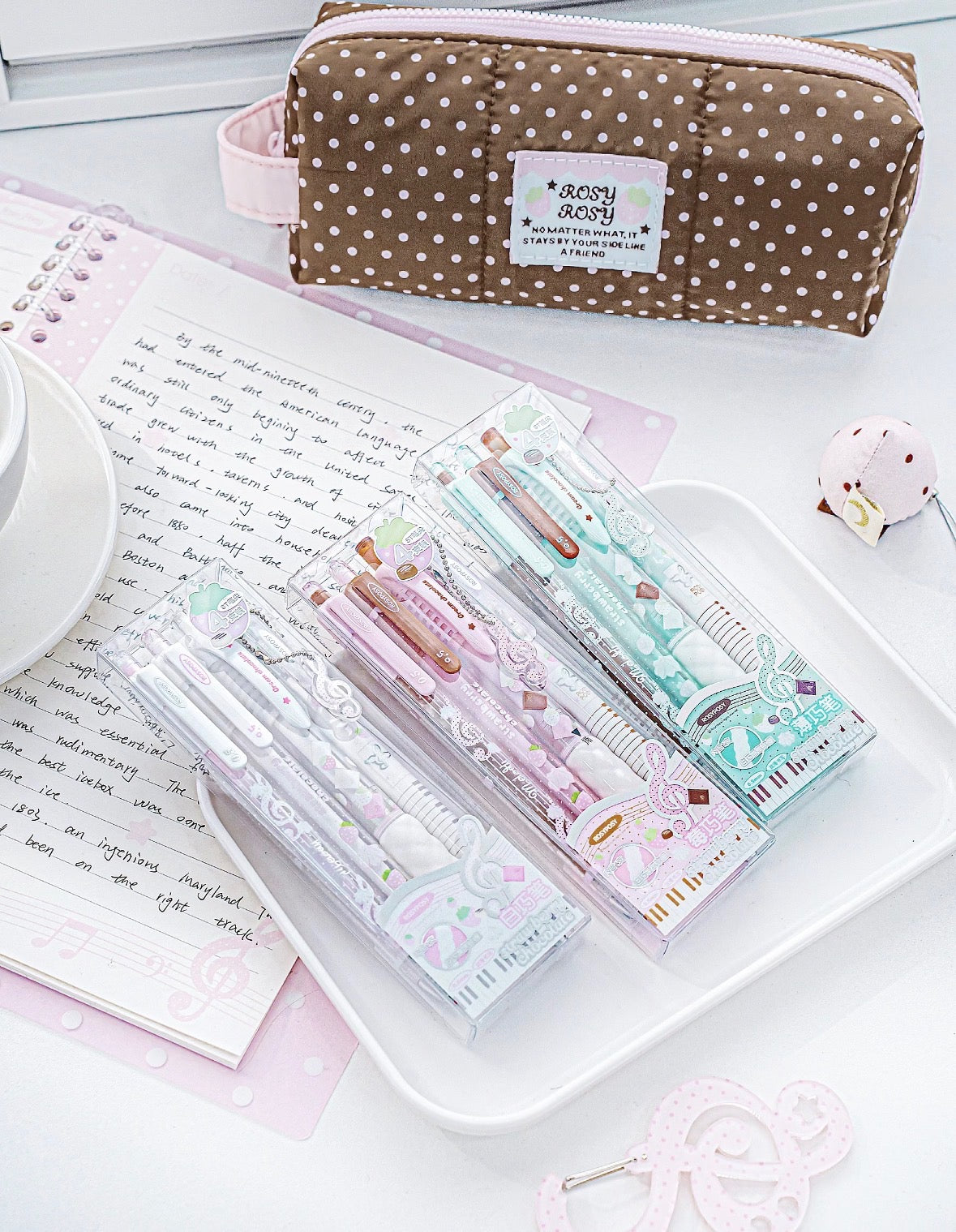 RosyPosy Chocolate Melody Pen Set RosyPosy