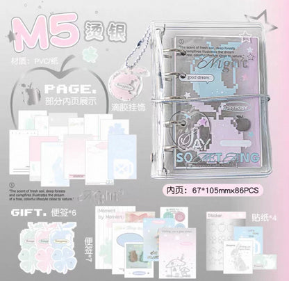 RosyPosy M5 Pocket Loose Leaf Binder RosyPosy