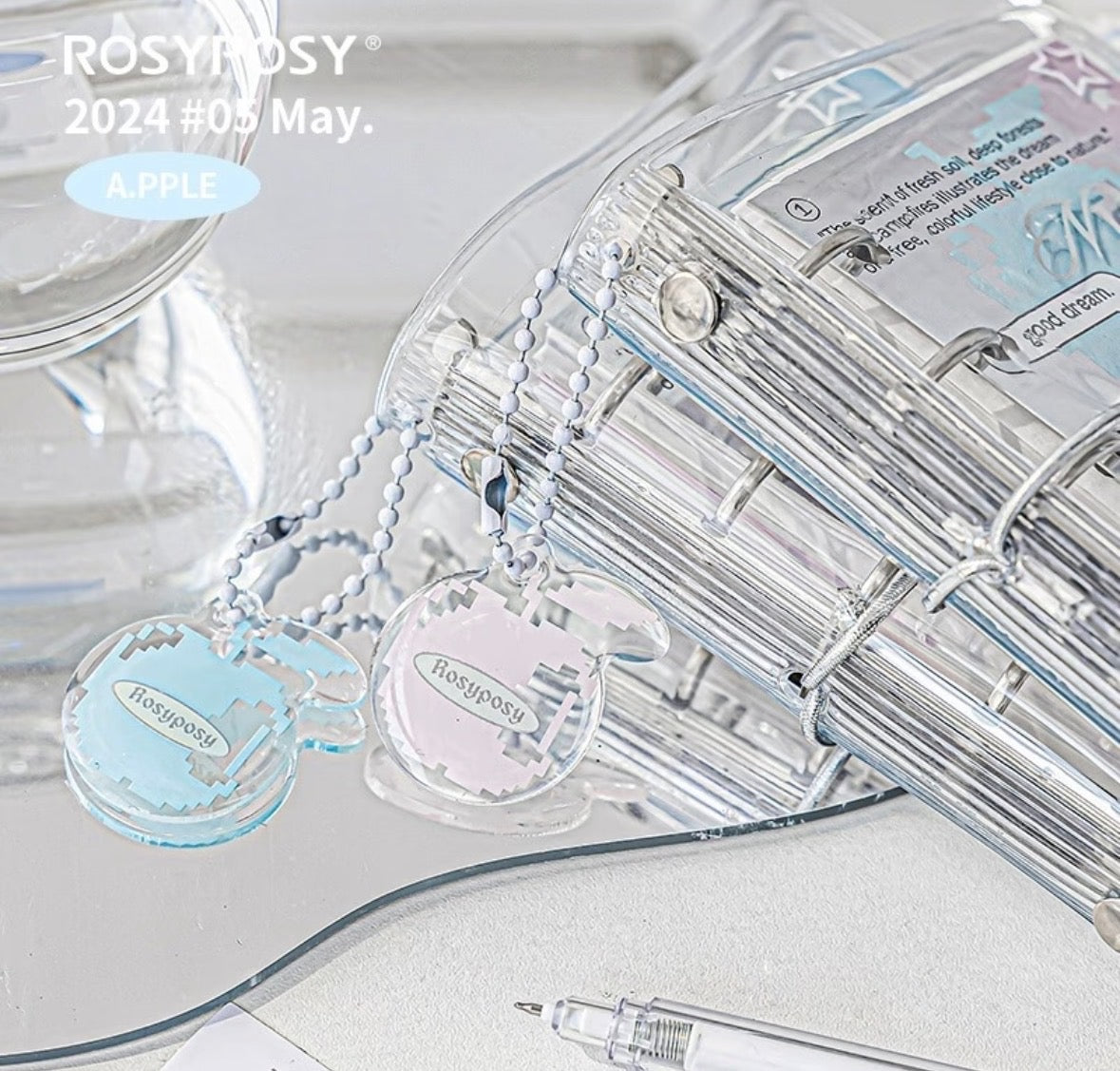 RosyPosy M5 Pocket Loose Leaf Binder RosyPosy