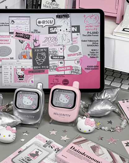 Maktub Hello Kitty Airpods With Touch Screen MarTUBE