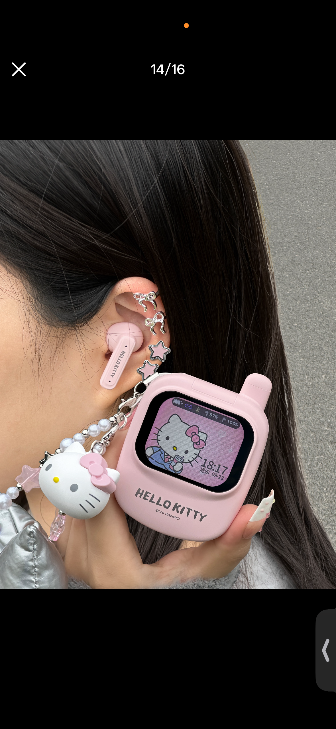 Maktub Hello Kitty Airpods With Touch Screen MarTUBE