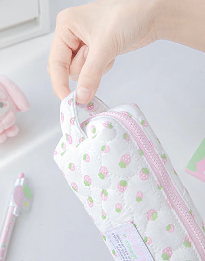 RosyPosy Strawberry Pattern Pencil Case RosyPosy