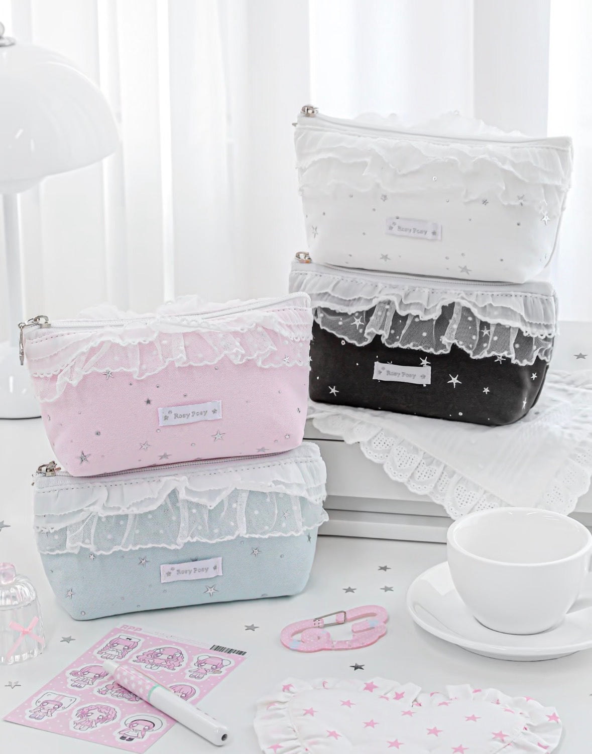 RosyPosy Lace Pencil Case