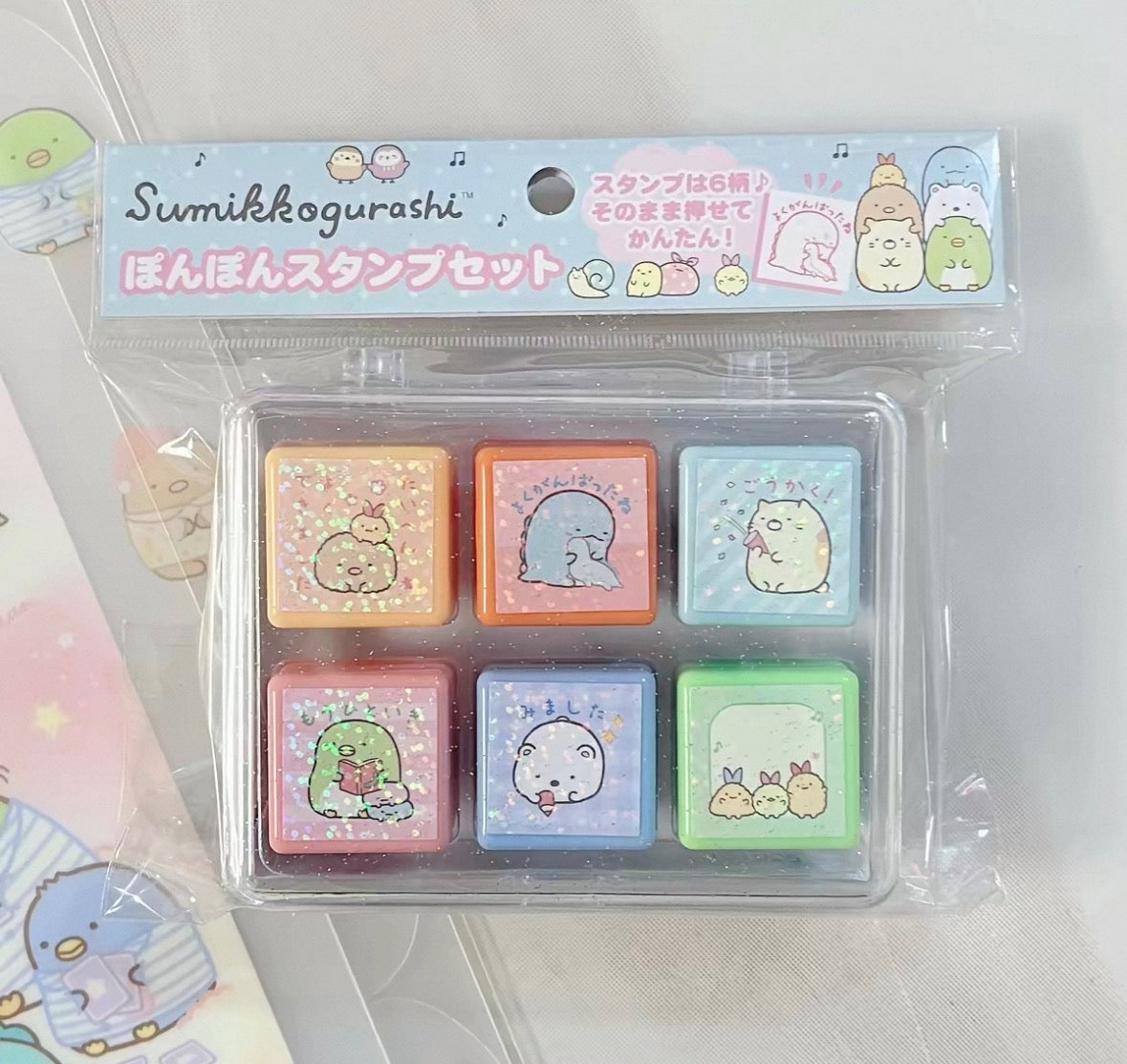 مجموعة طوابع San-X Sumikkogurashi وRilakkuma ذات الإصدار المحدود