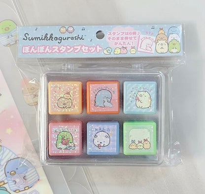 مجموعة طوابع San-X Sumikkogurashi وRilakkuma ذات الإصدار المحدود