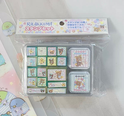 مجموعة طوابع San-X Sumikkogurashi وRilakkuma ذات الإصدار المحدود