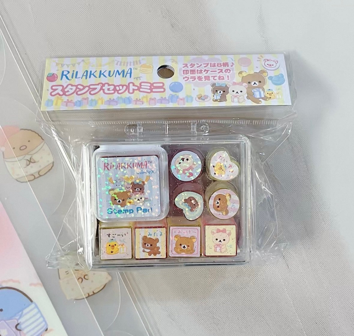 مجموعة طوابع San-X Sumikkogurashi وRilakkuma ذات الإصدار المحدود