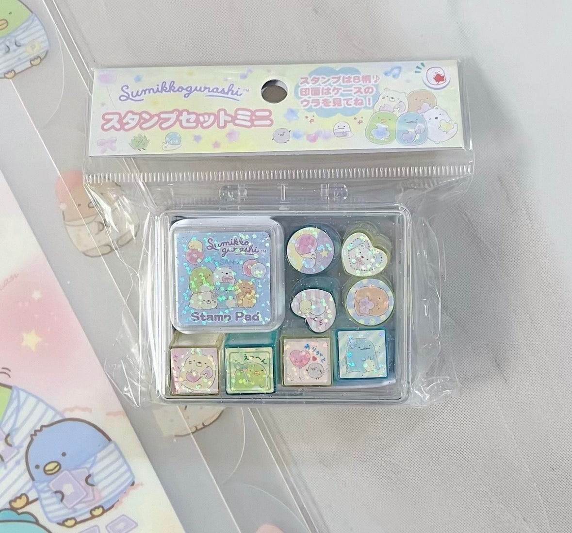 مجموعة طوابع San-X Sumikkogurashi وRilakkuma ذات الإصدار المحدود