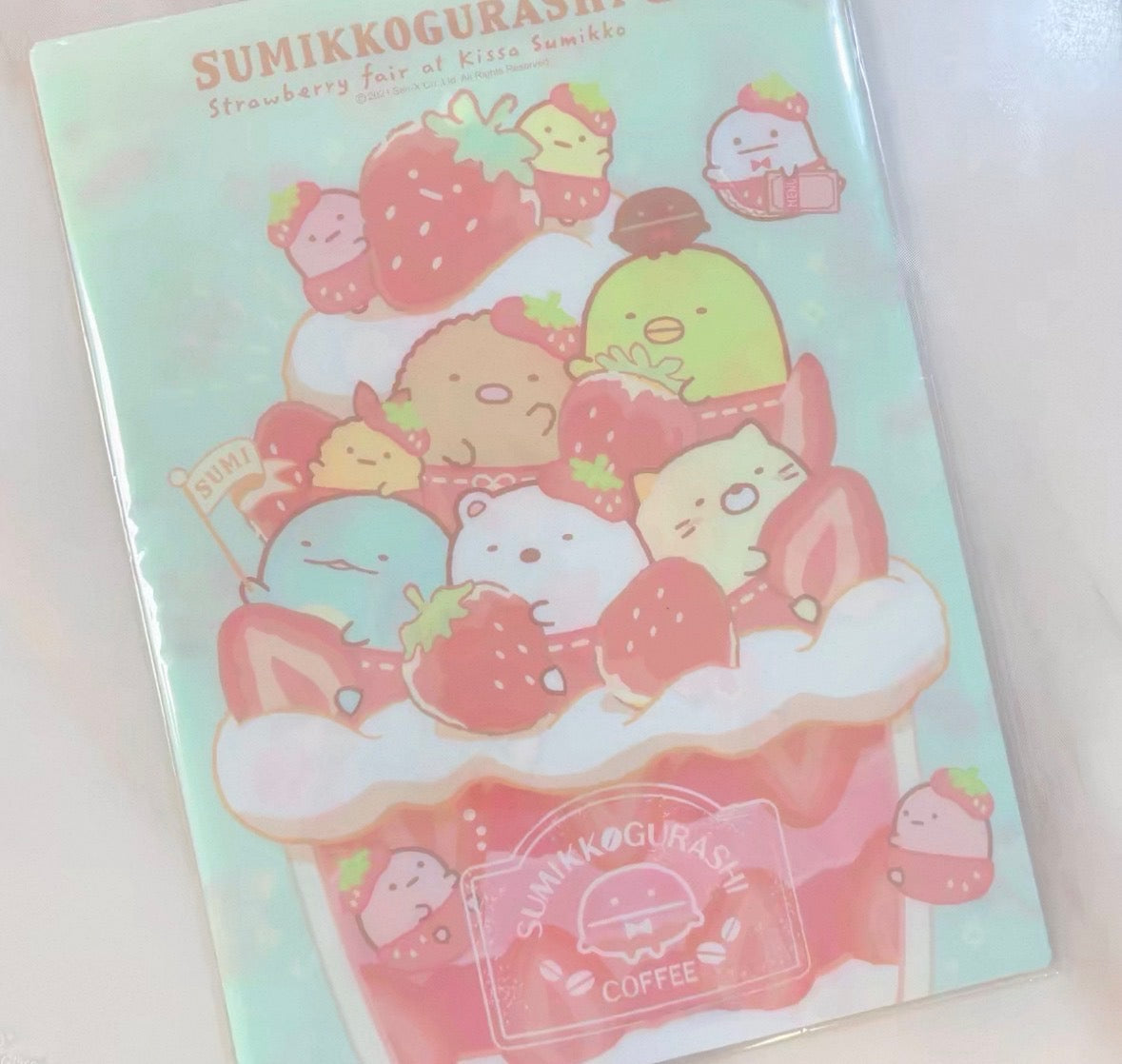 مجلد زر A4 حصري من San-X Sumikkogurashi بإصدار محدود من تايوان