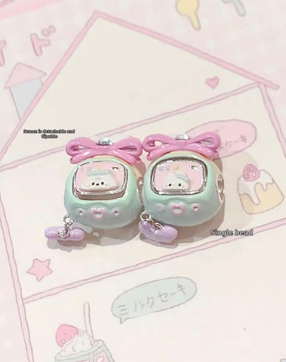 925 Silver Plated MarshMellow Tamagotchi Bracelet