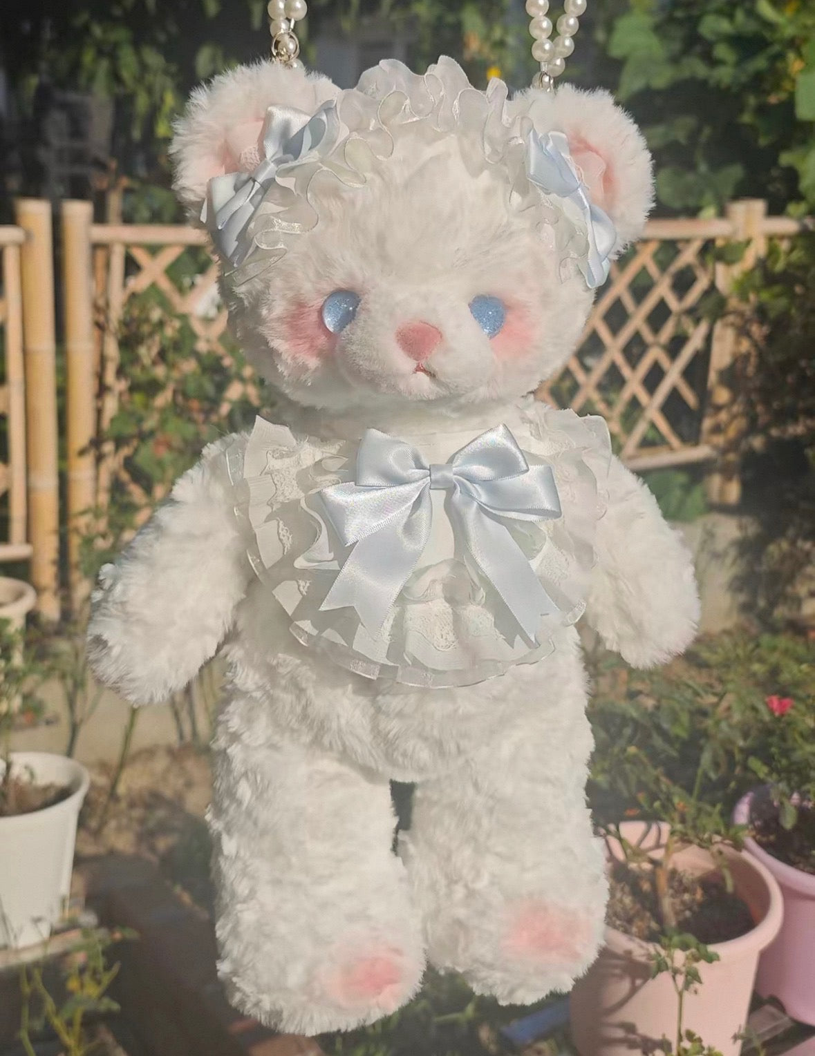 Bolso cruzado de felpa Bear Planet Lolita