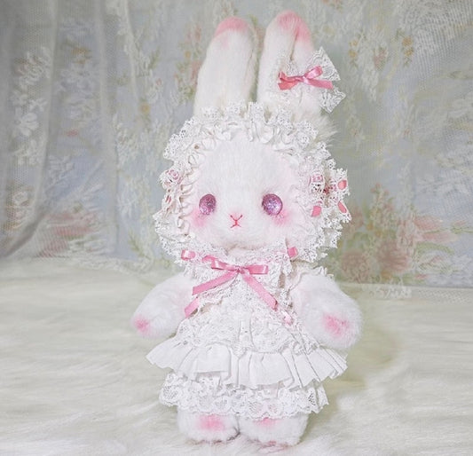 Handmade Milk Bunny Crossbody Plush Bag