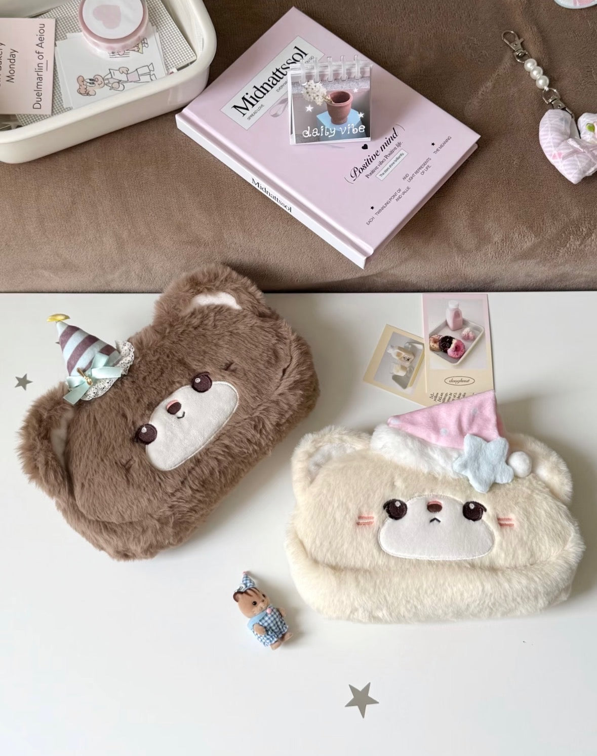 Handmade Animals Plush Pencil Case