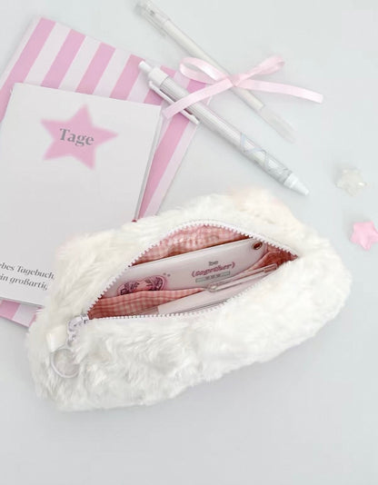 Handmade Puppy & Kitten Pencil Plush Case